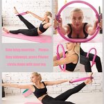 Yoga Magic Circle - Superior Unbreakable Dual Grip Foam Pads Fitness Exercise Ring