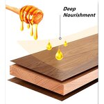 Wood Seasoning Beeswax - Non Toxic All-Purpose Furniture Wood Cleaner and Polish