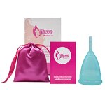 Silicone Menstrual Cup - Eco-Friendly Reusable Health Care 12 Hours Wear for Women Period Care