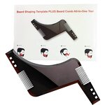 Premium Beard Shaper - Styling Tool with Inbuilt Comb Perfect Line up Edging Razor Trimmers