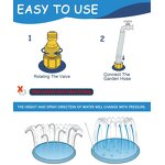 Dog Splash Pad - Eco-Friendly Anti-Slip Summer Outdoor Pet Water Mat Thicken Pool for Kids