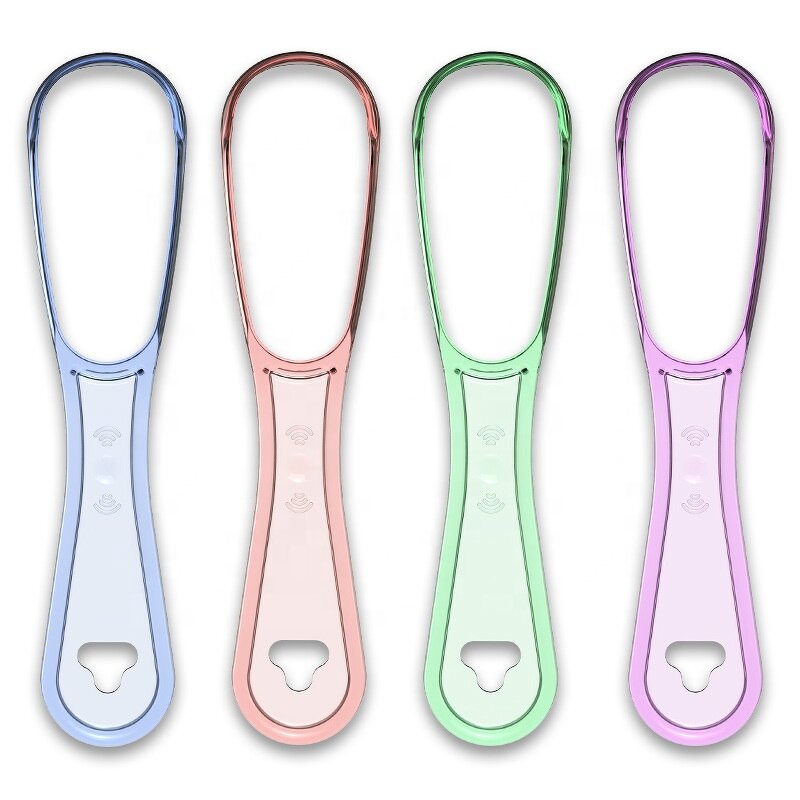 PP Tongue Cleaner - 100% BPA-Free Effective Food Grade Tool Bad Breath Treatment Oral Hygiene