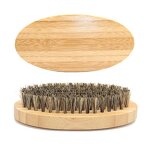 Beard Care Brush - 100% Natural Premium Wood Boar Bristle Mustache Comb Grooming Tool
