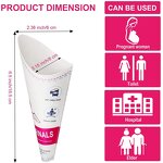 Disposable Female Urinal - Portable Lightweight Waterproof Paper Funnel Standing Pee Feminine Hygiene