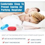 2 in 1 Anti Snoring Device - Automatic Nasal Dilator Nose Vents Air Purifier Filter
