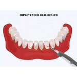 Sonic Dental Cleaner - Oral Care Electric Teeth Whitening Tartar Stains Remover With LED Light