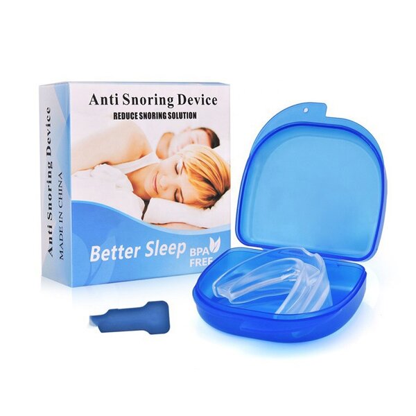 Dental Guard - Professional Anti Snoring Silicone Mouth Tray Teeth Grinding Whitening Device