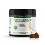 Dog Omega Treats Chews - Manufacturer - Natural Skin Coat Allergy Itch Joint Heart Salmon Oil