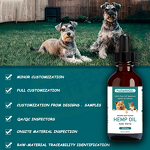 Pet Hemp Oil Supplement - Manufacturer - Customization Dog Gut Joint Health Hemp Oil Cats