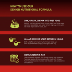 Senior Dog Multivitamin - Manufacturer - Healthy Aging Brain Heart Vision Joint Mobility