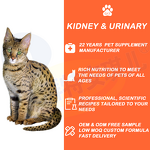 Cat Kidney Supplement - Manufacturer - OEM Private Label Nutrition Urinary Kidney Function