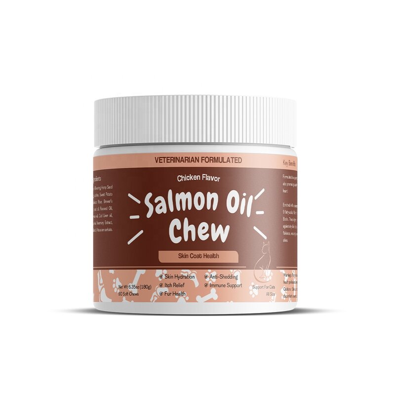 Cat Vitamin Supplement - Manufacturer - Private Label Salmon Krill Oil Vitamin C E Calcium