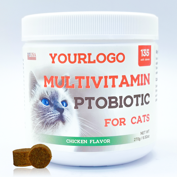 Cat Vitamin Supplement - Manufacturer - ODM&OEM Private Label Taurine Probiotics Multivitamin