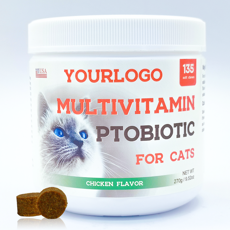 Cat Vitamin Supplement - Manufacturer - ODM&OEM Private Label Taurine Probiotics Multivitamin