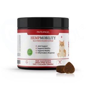 Organic Dog Joint Supplement - Manufacturer - Glucosamine Reduce Discomfort Improve Mobility