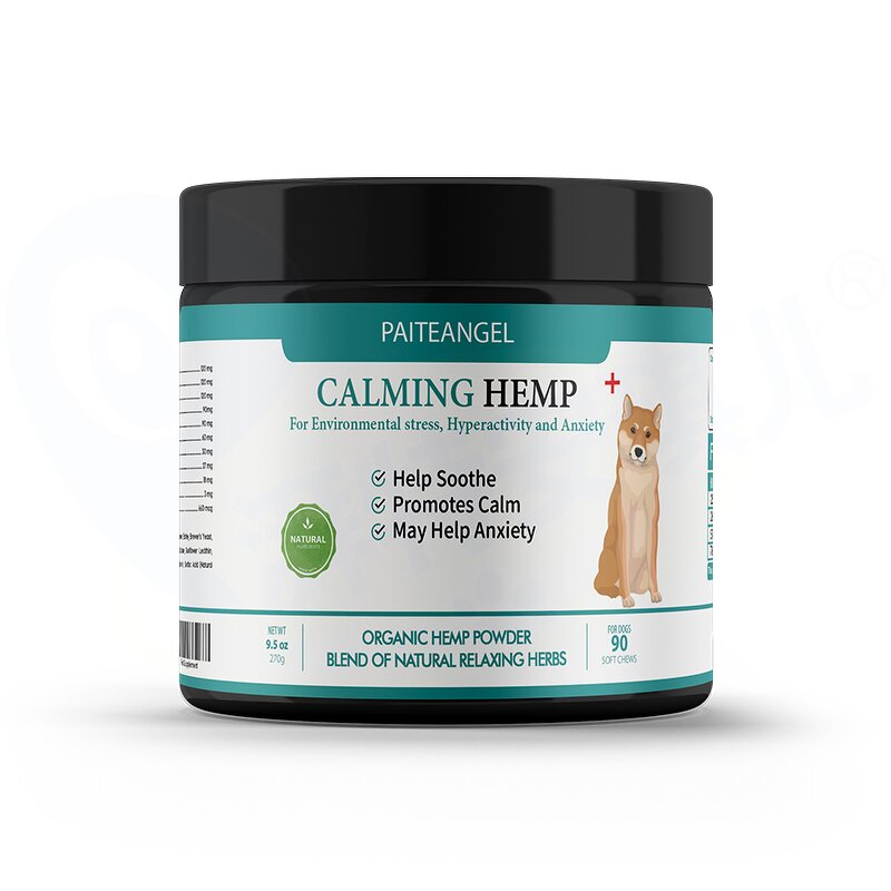 Dog Calming Chews - Manufacturer - Private Label Natural Separation Barking Stress Relief