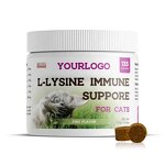 Cat Allergy Supplement - Manufacturer - OEM L-Lysine Immune Respiratory Support Chews
