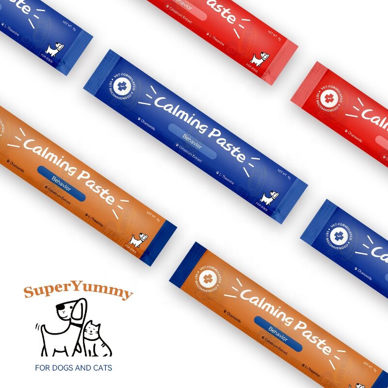 Pet Calming Paste Treats - Manufacturer - Calm Performance Formula Stress Anxiety Relief