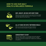 Dog Total Supplement - Manufacturer - Daily Health Wellness Probiotics Omega 3 Nutrition