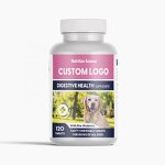 Dog Digestive Tablet - Manufacturer - 60 Chewable Multiple Strains Prebiotics Probiotics Powder