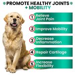 Dog Hip Joint Supplement - Manufacturer - Glucosamine Chondroitin MSM Hemp Seed Oil Pain Relief