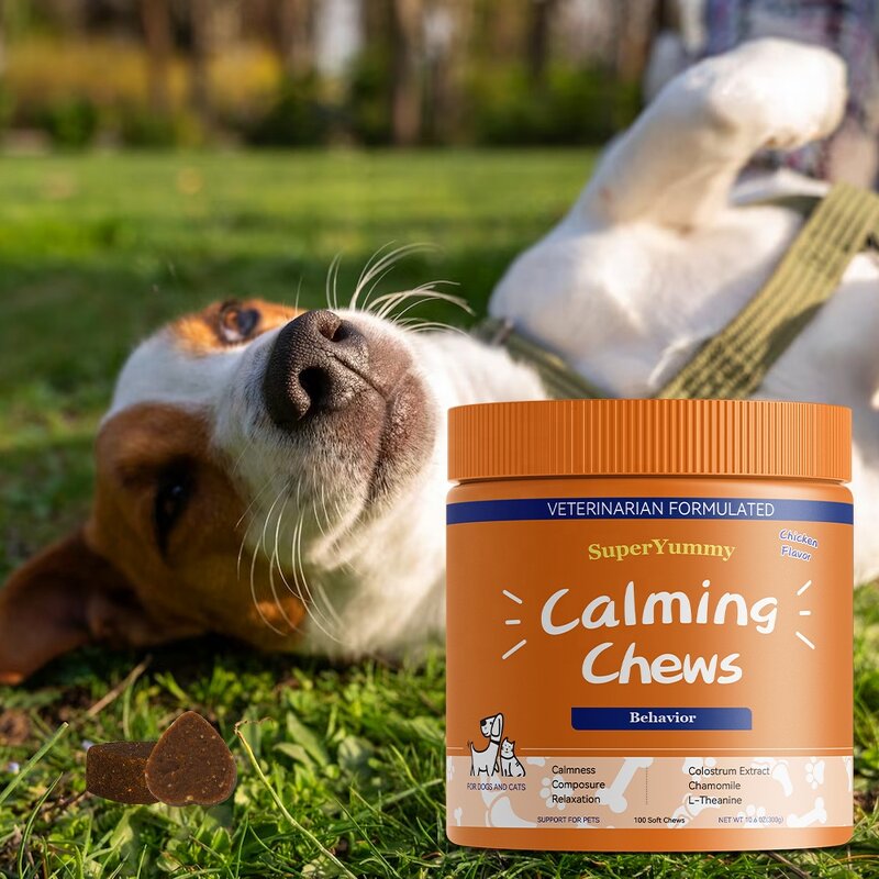 Dog Calming Chews - Manufacturer - Private Label Natural Separation Barking Stress Relief