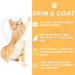 Cat Salmon Oil Supplement - Manufacturer - Wholesale Private Label Skin Coat Shiny Moisturising