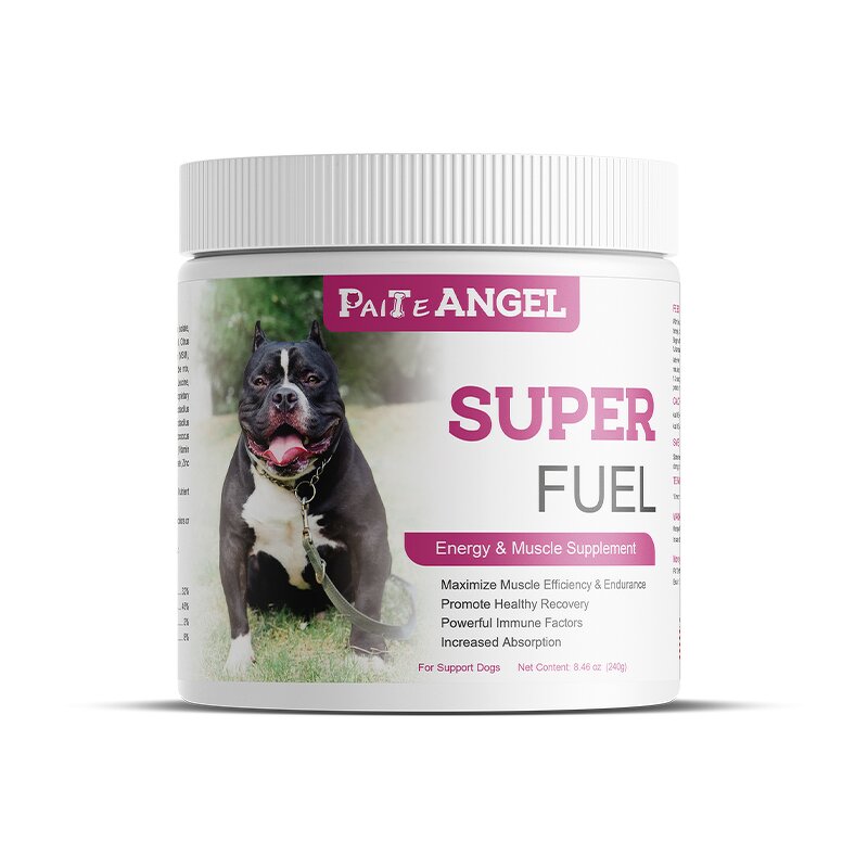 Super Fuel Dog Supplement - Manufacturer - Exercise Tolerance Stamina Endurance Muscle Integrity