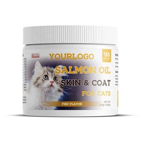 Cat Salmon Oil Supplement - Manufacturer - Wholesale Private Label Skin Coat Shiny Moisturising