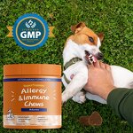 Dog Itch Support Treats - Manufacturer - 120 Natural Soothe Scratching Licking Chewing