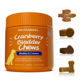Dog Bladder Bites Chew - Manufacturer - OEM/ODM Private Label Cranberry D-Mannose Urinary Tract