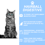 Cat Probiotic Supplement - Manufacturer - ODM OEM Skin Coat Hairball Relief Digestive Aid