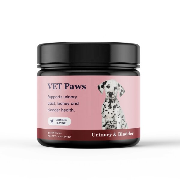 Pet Bladder Support Chews - Manufacturer - Chicken Flavor Cranberry Urinary Tract Health Dog