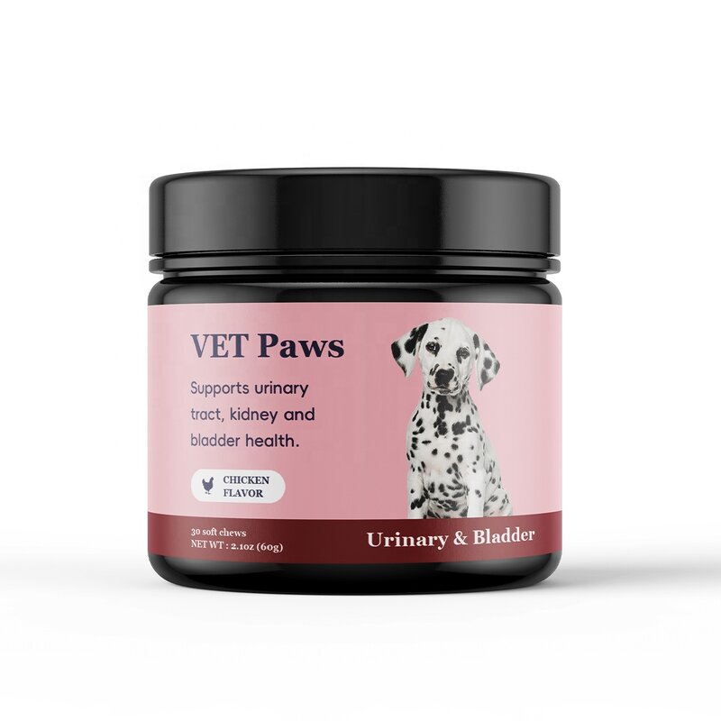 Pet Bladder Support Chews - Manufacturer - Chicken Flavor Cranberry Urinary Tract Health Dog