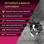 Super Fuel Dog Supplement - Manufacturer - Exercise Tolerance Stamina Endurance Muscle Integrity