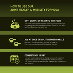 Canine Joint Health Supplement - Manufacturer - Salmon Beef Turkey Tuna Flavors Joint Care