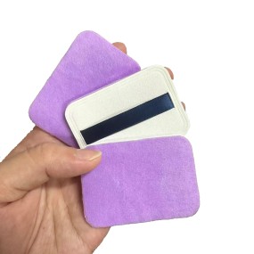 Powder Puff Containers Supplier - Custom Logo Microfiber PU Leather Case