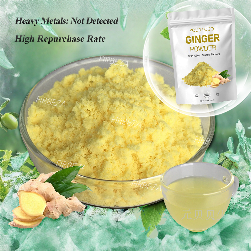 Ginger Extract Powder - Manufacturer - Bulk 20:1 Food Grade Instant Organic Root Juice