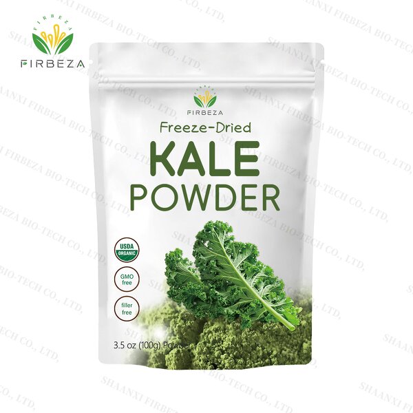 Kale Powder - Manufacturer - Freeze Dried Bulk Pure Organic Kale Extract Powder
