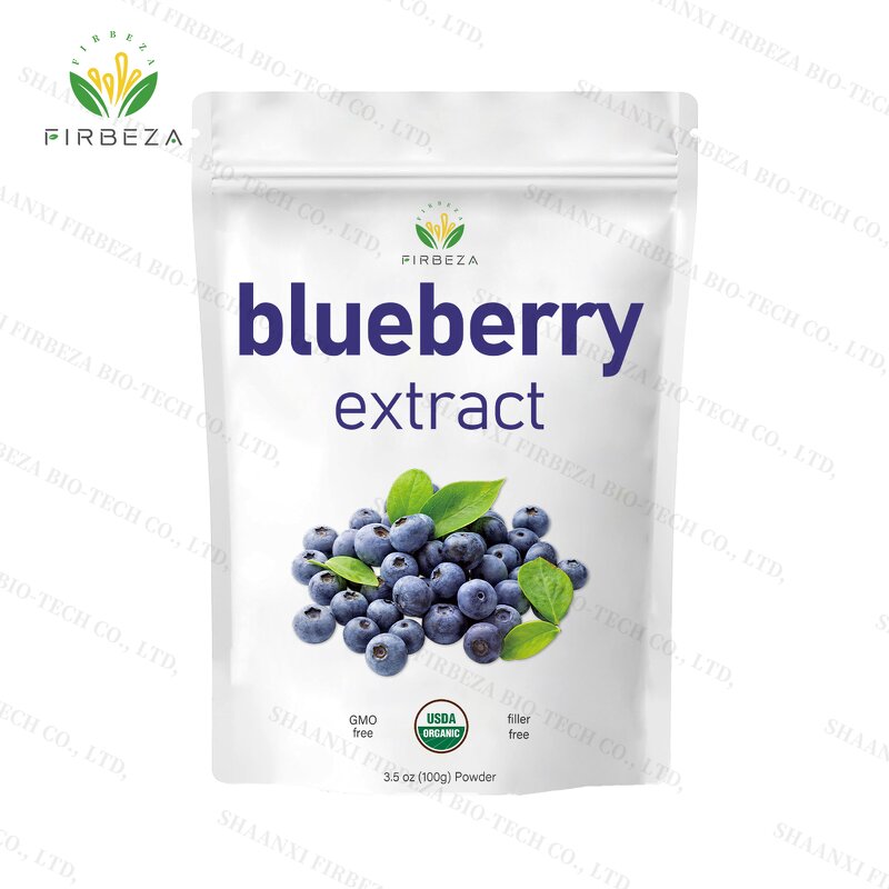 Blueberry Powder - Manufacturer - OEM ODM Pure Organic Water Soluble Blueberry Extract