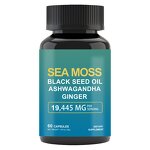 Sea Moss Extract Capsule - Manufacturer - Burdock Bladderwrack Mix 90 Capsules Custom Label