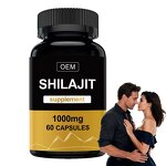 Shilajit Resin Capsules - Manufacturer - Himalayan Extract 120 Capsules OEM Dietary Supplement