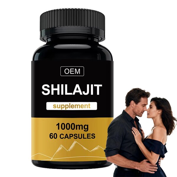 Shilajit Resin Capsules - Manufacturer - Himalayan Extract 120 Capsules OEM Dietary Supplement