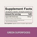 Milk Thistle Capsule - Manufacturer - Chardon Marie Natural Herbal Extract Supplement Capsule