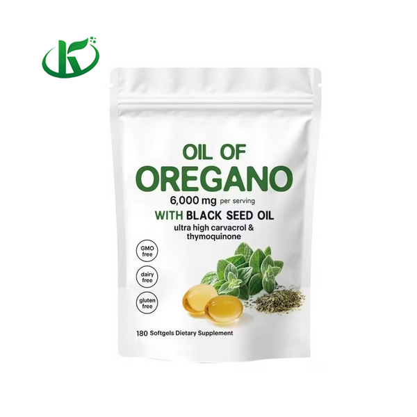 Oregano Oil Capsules Manufacturer - Non-GMO Wild with Black Seed Oil