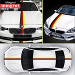 Car Hood Protective Sticker - Manufacturer - Three-Color Flag Scratch Cover 1-Year Durability