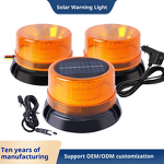 Car LED Warning Light - Manufacturer - 6V Solar Charging Magnetic Flashing for School/Construction Bus