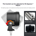 Car LED Spotlight - Manufacturer - Four-Leaf Clover 4-Lens Waterproof for Car Motorcycle 1-Year Warranty