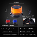 Car LED Warning Light - Manufacturer - 6V Solar Charging Magnetic Flashing for School/Construction Bus