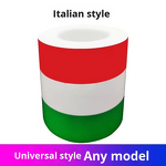 Car Hood Protective Sticker - Manufacturer - Three-Color Flag Scratch Cover 1-Year Durability